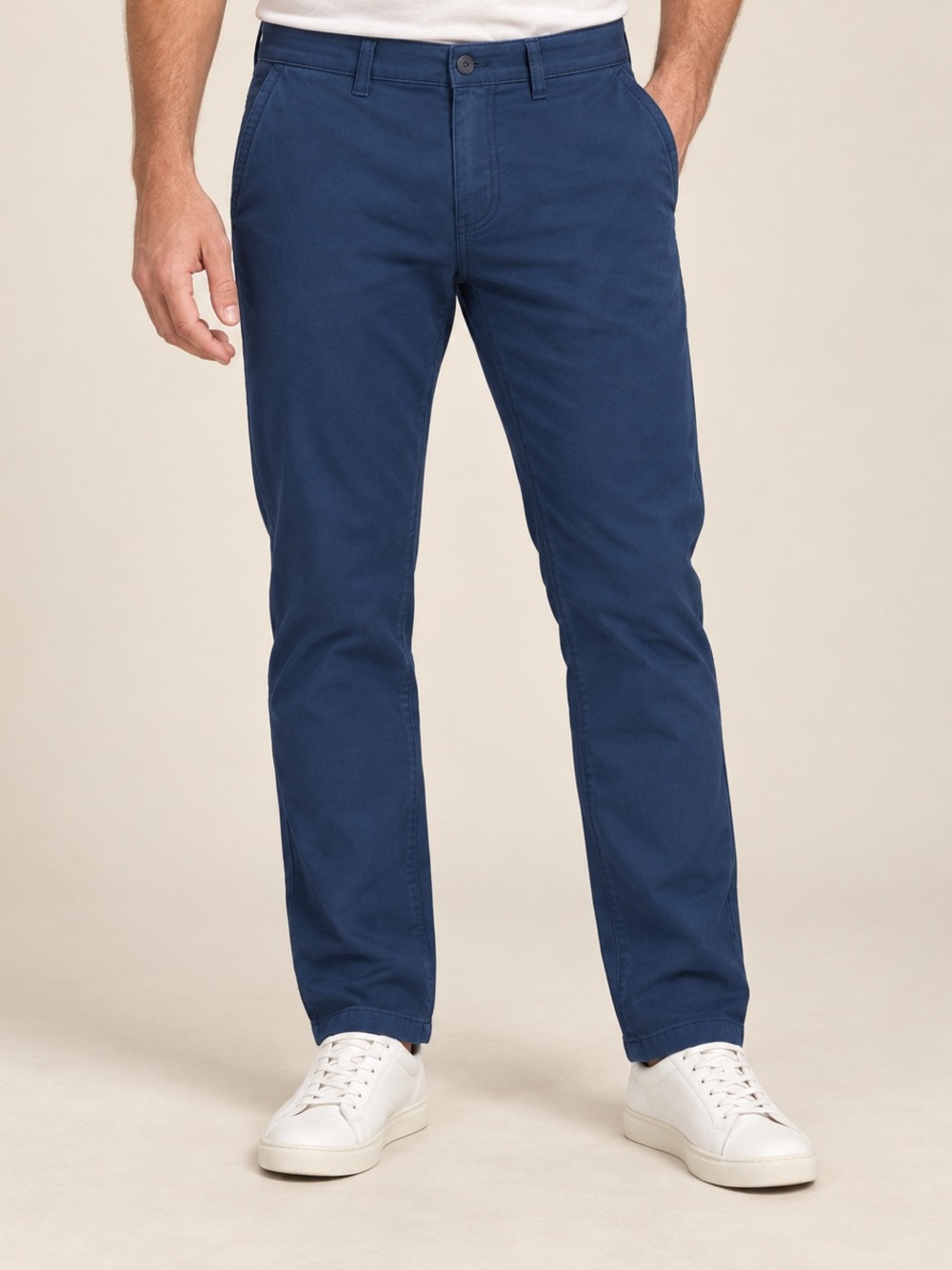 👖💙 George Men’s Slim-Fit Navy Stretch Chino Pants 31x30 NWT